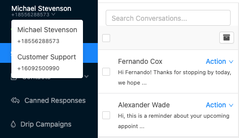 Number switcher preview